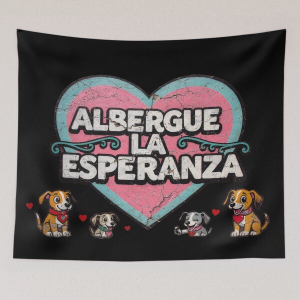 Item preview, GALOGO - Street Variations - Galgo Stencil_Nr54 Albergue la Esperanza designed and sold by GALOGO – Art for Sighthounds & Animal Welfare.