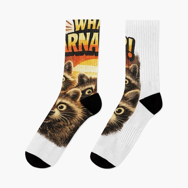 Item preview, What In Tarnation Funny Raccoon Shocked Retro Humor Gift designed and sold by irfanshikh.