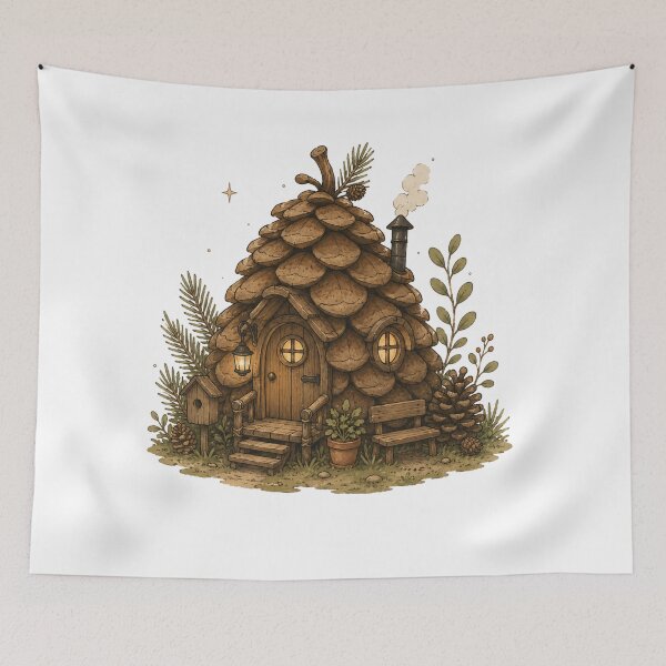 Item preview, Pinecone Cabin designed and sold by Bear-Art.