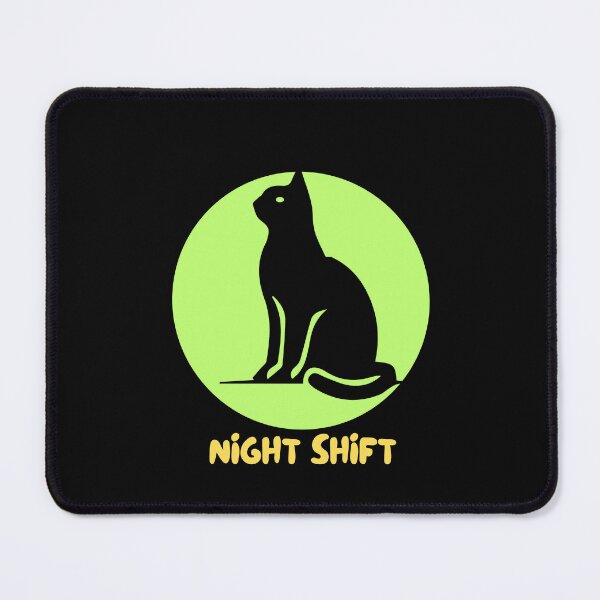 Item preview, Night Shift Black Cat designed and sold by AdicretorDesign.