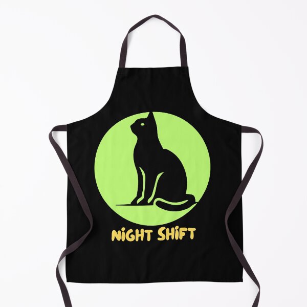 Item preview, Night Shift Black Cat designed and sold by AdicretorDesign.