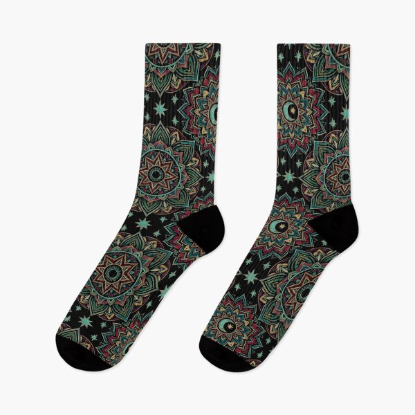 Item preview, Elemental Folk Sacred Geometry Mystic Stars Seamless Pattern designed and sold by EKHOAISTORE.