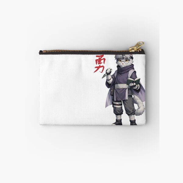 Item preview, Funny Anime Cat Round Glasses Purple Cloak Ninja designed and sold by FANTASYoDarknes.