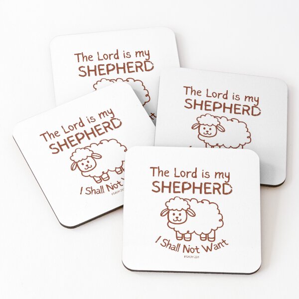Item preview, The Lord Is My Shepherd T-shirt for Red color lovers designed and sold by Conduit Tees.
