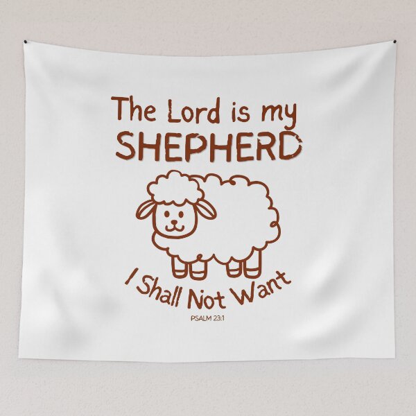 Item preview, The Lord Is My Shepherd T-shirt for Red color lovers designed and sold by Conduit Tees.