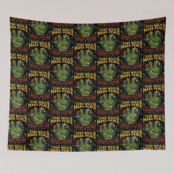 Item preview, Stay Wild And Make Peace Choose Nature designed and sold by TeeARTHY.