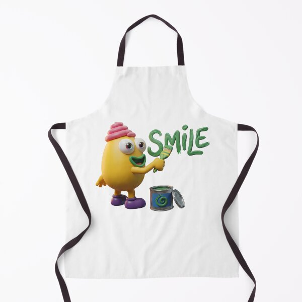 Item preview, Eggsie Painting A Smile - Cute 3D Claymation Art designed and sold by mini-mute.