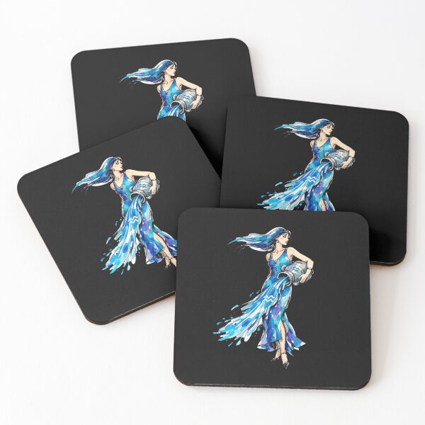Item preview,  Aquarius Wodnik  Funny Gifts Tshirt for Zodiac Lovers blue designed and sold by Printek.