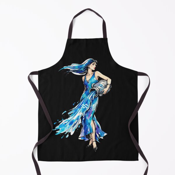Item preview,  Aquarius Wodnik  Funny Gifts Tshirt for Zodiac Lovers blue designed and sold by Printek.