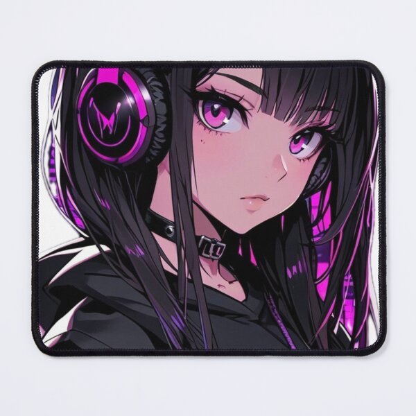 Item preview, Future Goth Anime Girl Neon Dreams designed and sold by AnimDream .