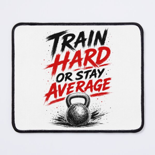 Item preview, Train Hard Or Stay Average - Fitness Motivation Design designed and sold by DomKo10.