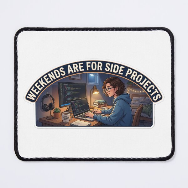 Item preview, Weekends Are For Side Projects designed and sold by CtrlZHumor.