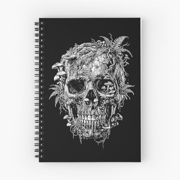 Item preview, Memento Mori Forest Skull - Gothic Engraving Illustration designed and sold by Pacebreaker_.