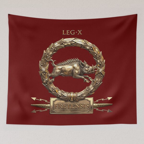 Item preview, Legio X Fretensis - Standard Emblem of the 10th Legion of the Strait designed and sold by Serge Averbukh Art Studio.