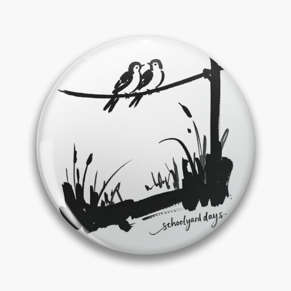 Item preview, Schoolyard Days. Two Birds on a telephone wire. designed and sold by CELTIC-DESIGNS.
