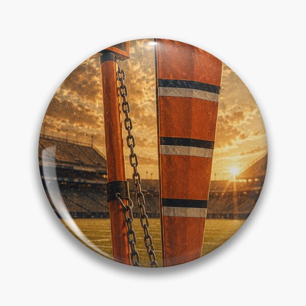 Item preview, Field Chains at Sunset Vintage Football Nostalgia Design designed and sold by Jacob Shankel.