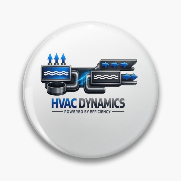 Item preview, HVAC Dynamics Shirt - Powered by Efficiency - Blue & Grey Engineering Design designed and sold by FrozenHeat97.