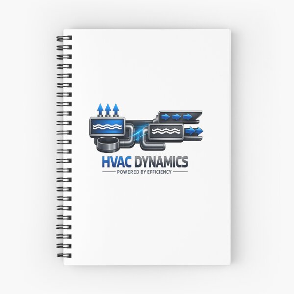 Item preview, HVAC Dynamics Shirt - Powered by Efficiency - Blue & Grey Engineering Design designed and sold by FrozenHeat97.