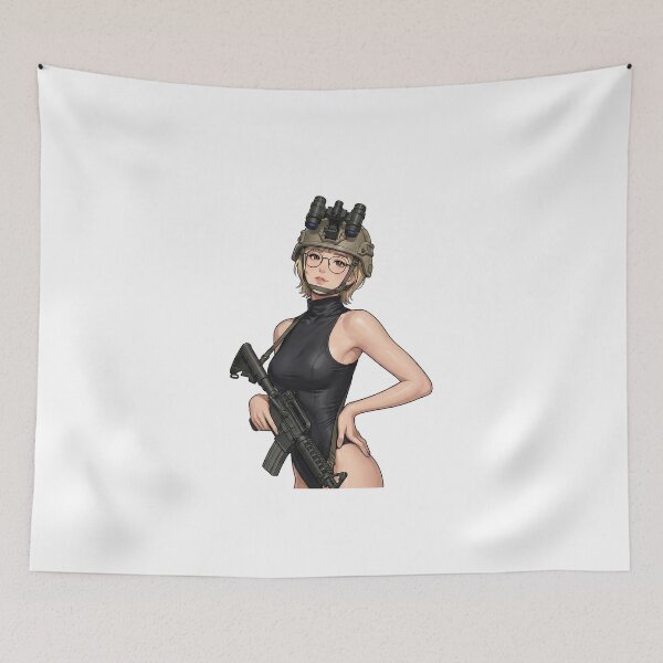 Item preview, Tactical NVG Girl - Night Operations Aesthetic designed and sold by RAWLIFEGRAPHIC.