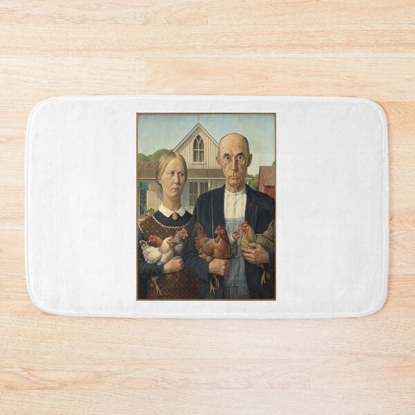 Item preview, American Gothic  Country Chickens designed and sold by TeeARTHY.