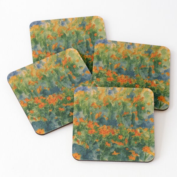 Item preview, Wildflower Meadow Watercolor Painting designed and sold by Shirl's .