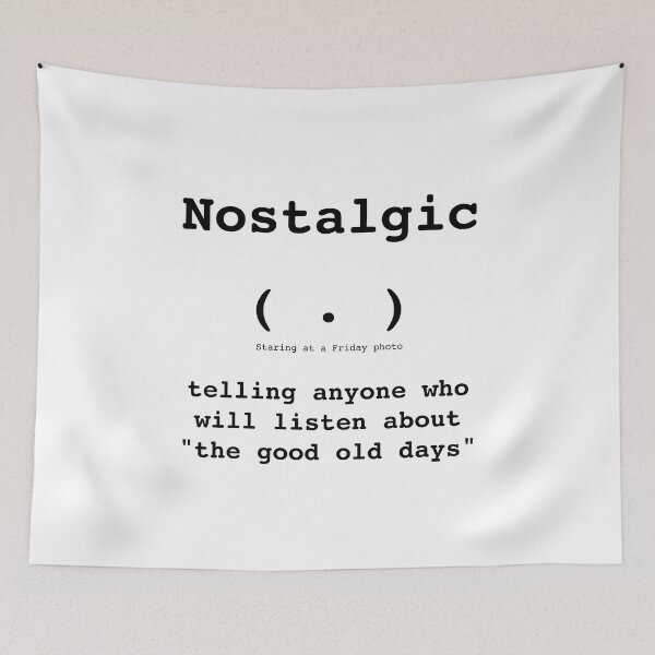 Item preview, Nostalgic Kaomoji ( . ) - Monday Mood - DRYSMIRK designed and sold by DrySmirk.