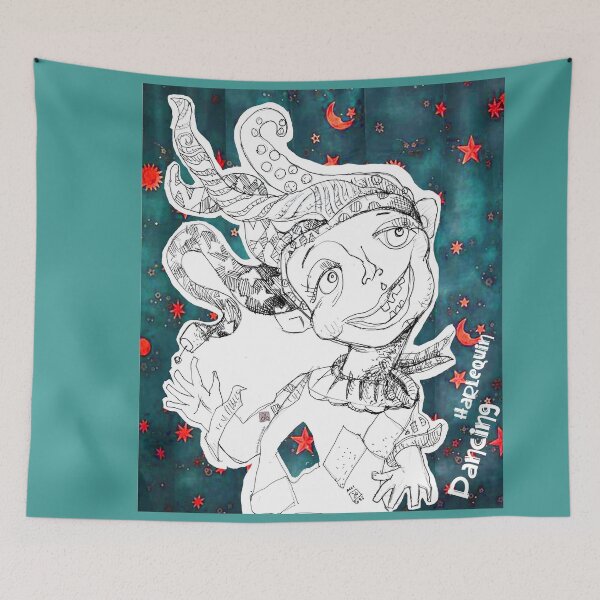 Item preview, Dancing Harlequin (Drawing by ACCI) designed and sold by VanyssaGraphics.