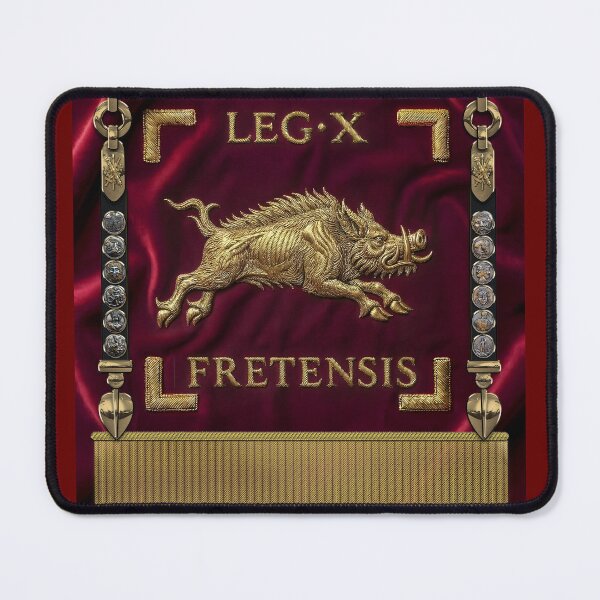 Item preview, Standard of the 10th Legion of the Strait - Vexilloid of Legio X Fretensis designed and sold by Serge Averbukh Art Studio.