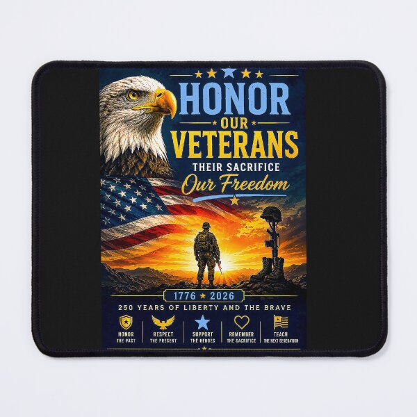 Item preview, HONOR OUR VETERANS - Their Sacrifice - Our Freedom designed and sold by DBM Photo Art 1.