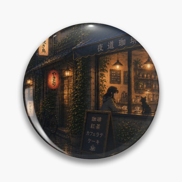 Item preview, Rainy Night Café on Rain Sound Street designed and sold by Clovermere.