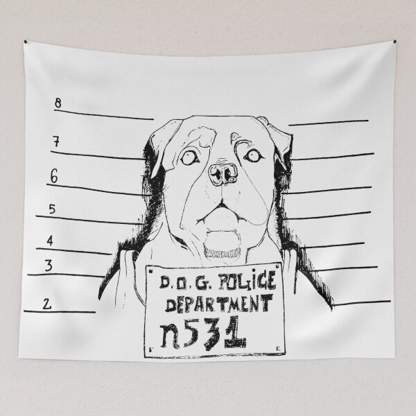 Item preview, The Usual Suspect: Bad Dog Mugshot designed and sold by BarnBurns.