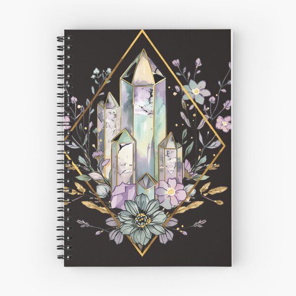 Item preview, Magic Crystals and Boho Flowers - Spiritual Gold Design designed and sold by VulturApparel.