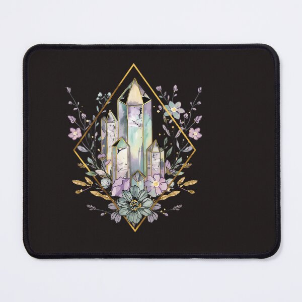 Item preview, Magic Crystals and Boho Flowers - Spiritual Gold Design designed and sold by VulturApparel.