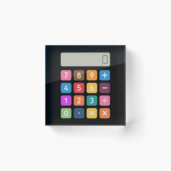 Item preview, Colorful Calculator Back To School Math Teacher Student Education designed and sold by MysticMirth.