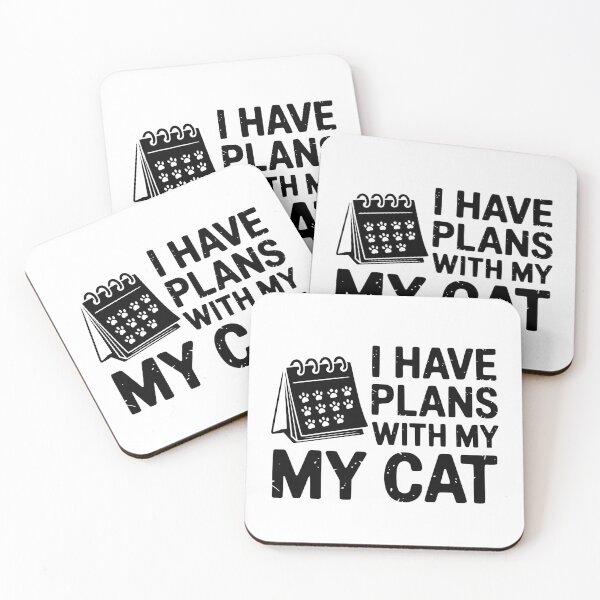 Item preview, I Have Plans With My Cat designed and sold by theartfulaspie.