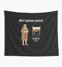 Abide, The Dude White Russian Recipe T Shirt, Unique Design Wall Tapestry