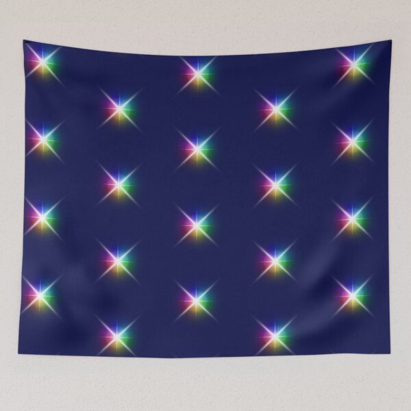 Item preview, Rainbow Starburst Lens Flare Colorful Shiny Star Graphic designed and sold by SolutionsArt.