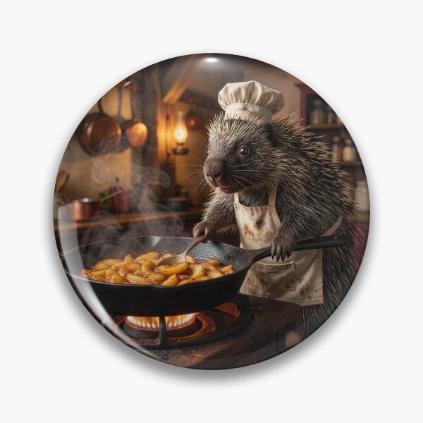 Item preview, Porcupine Chef Whips Up Apple Delight designed and sold by Tridentulus.