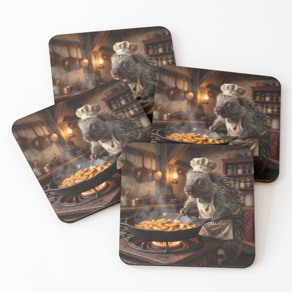 Item preview, Porcupine Chef Whips Up Apple Delight designed and sold by Tridentulus.