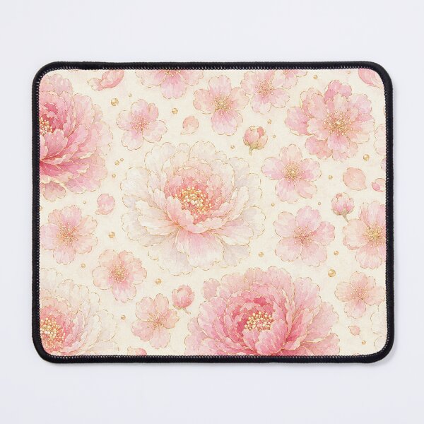 Item preview, Korean Crystal Peony Cherry Blossom Watercolor Pattern designed and sold by lita-lilith.