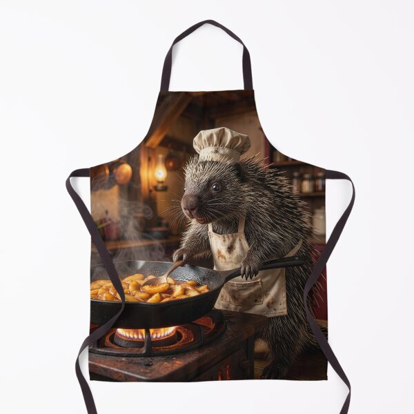 Item preview, Porcupine Chef Whips Up Apple Delight designed and sold by Tridentulus.