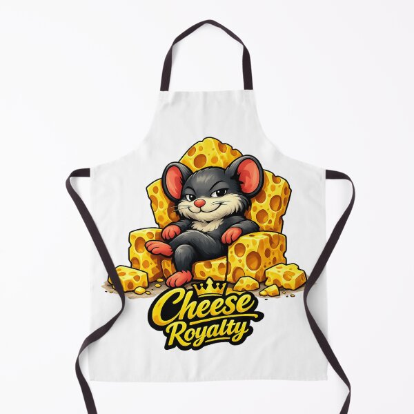 Item preview, Cheese Royalty – Confident Mouse on the Throne of Swiss Cheese designed and sold by UkrainianSpain.