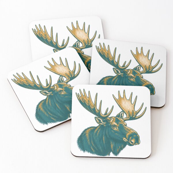 Item preview, Canyon Teal Moose designed and sold by TJT-GRAPHIX.