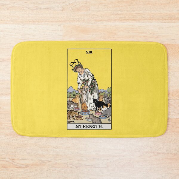 Item preview, Strength Tarot Card   cat lady designed and sold by TeeARTHY.