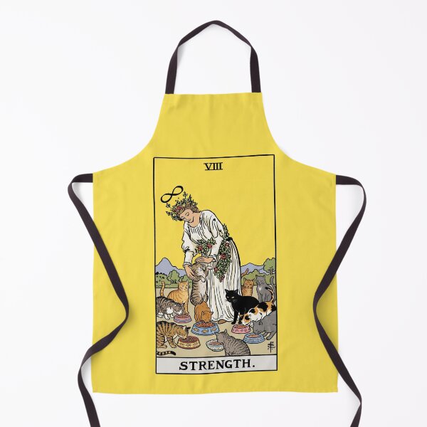 Item preview, Strength Tarot Card cat lady designed and sold by TeeARTHY.