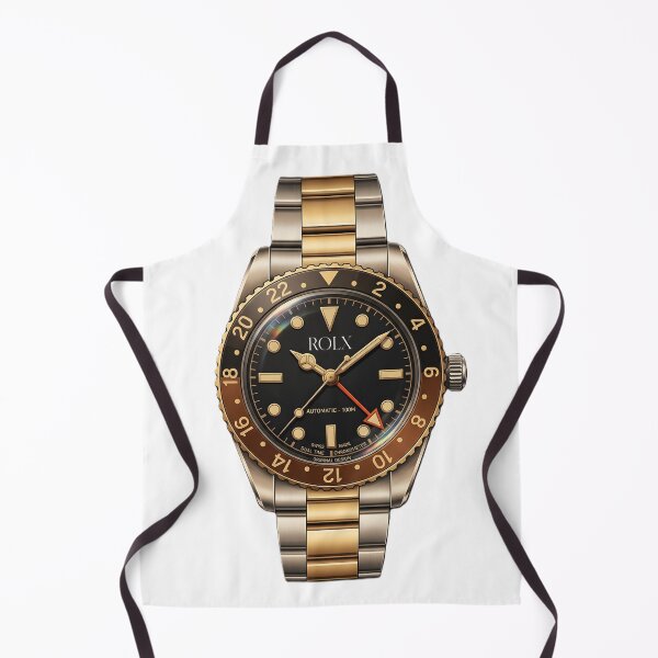 Item preview, ROLX Dual‑Tone GMT Automatic Watch – Luxury Horology Art Print designed and sold by WhisperFrame.