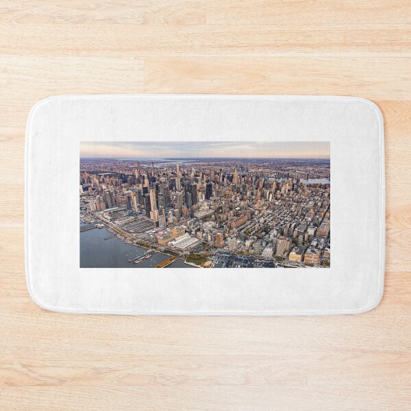 Item preview, Midtown Manhattan Aerial at Sunset designed and sold by SchelzHorizons.