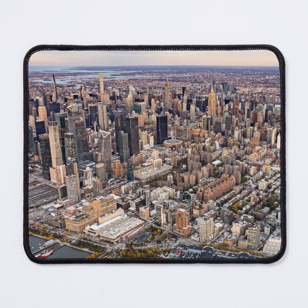 Item preview, Midtown Manhattan Aerial at Sunset designed and sold by SchelzHorizons.