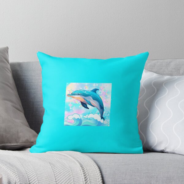 Item preview, dolphin holographic ocean summer designed and sold by coolcreativeco.