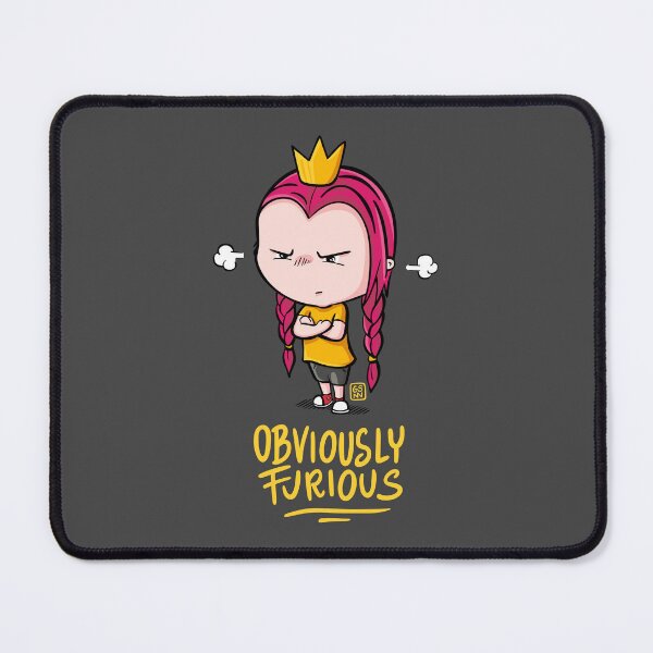 Item preview, Cute But Obviously Furious - Sassy Princess designed and sold by GoodStuffNoNonsense.